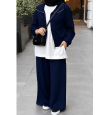 MUCEMU3842 SPOR 3LÜ TAKIM LACİVERT