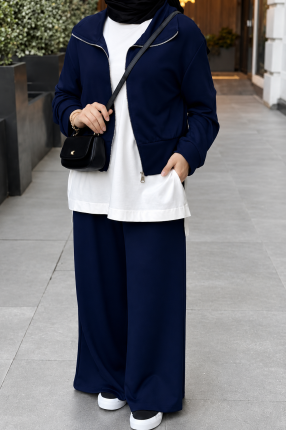 MUCEMU3842 SPOR 3LÜ TAKIM LACİVERT