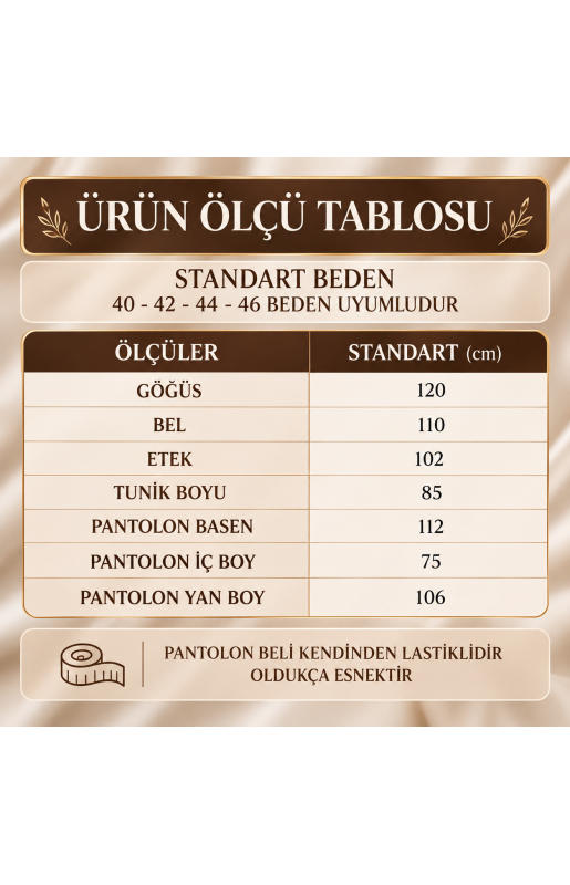 59 KIŞLIK TRİKO TAKIM KAHVERENGİ