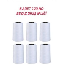 MUCEMU 120 NO BEYAZ İPLİK ENAZ 6 ADET VE ÜZERİ KARGOLANIR