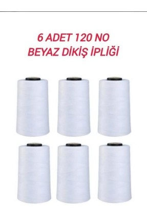 MUCEMU 120 NO BEYAZ İPLİK ENAZ 6 ADET VE ÜZERİ KARGOLANIR