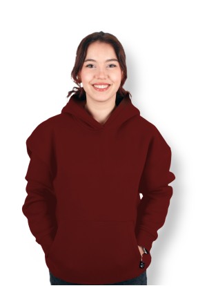 MUCEMU101 BORDO SWEATSHIRT OVERSIZE