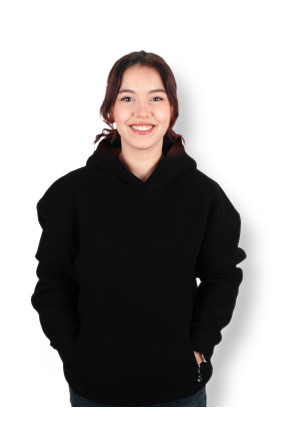 MUCEMU101 SİYAH SWEATSHIRT OVERSIZE