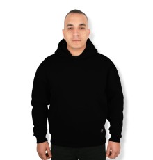 MUCEMU101 SİYAH KAPŞONLU SWEATSHIRT OVERSİZE