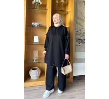 MUCEMU1649 SPOR TAKIM SİYAH