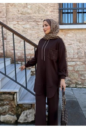 MUCEMU2235 CEPLİ OYSHO TAKIM KAHVE