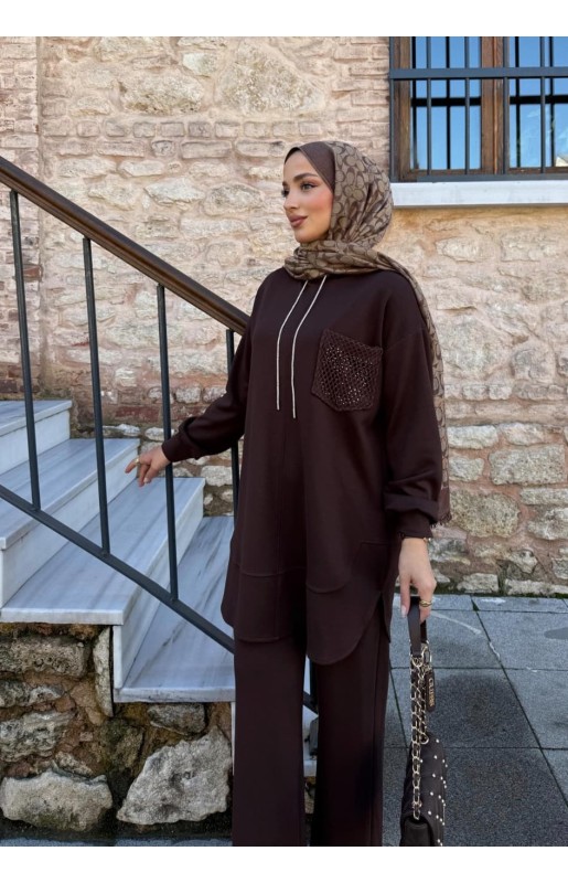 MUCEMU2235 CEPLİ OYSHO TAKIM KAHVE