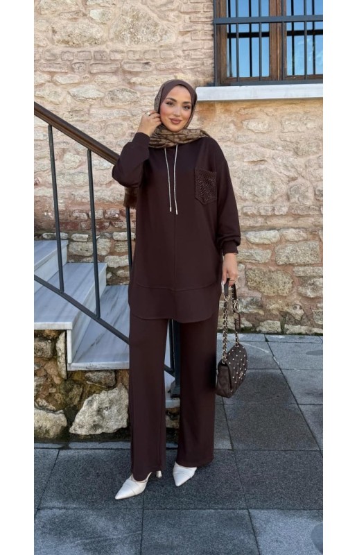 MUCEMU2235 CEPLİ OYSHO TAKIM KAHVE