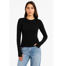 MUCEMU43 PARMAK GEÇMELİ BADİ SİYAH