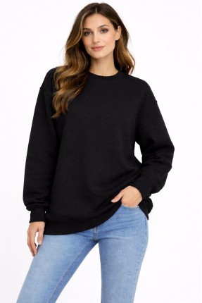 MUCEMU47 OVERSIZE SWEAT SİYAH