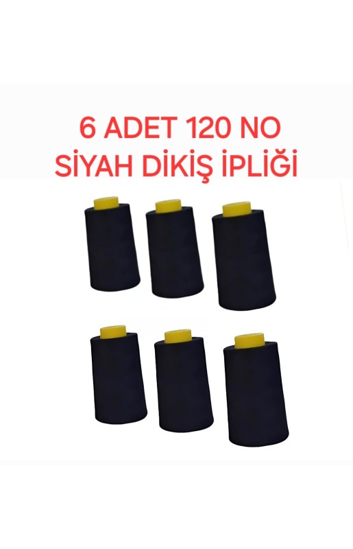 MUCEMU 120 NO SİYAH İPLİK ENAZ 6 ADET VE ÜZERİ KARGOLANIR MUCEMU 120 NO SİYAH İPLİK ENAZ 6 ADET VE ÜZERİ KARGOLANIR