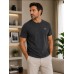 MUCEMU109 BİSİKLET YAKA ANTRASİT UNISEX TİŞÖRT