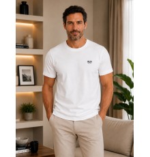 MUCEMU109 BİSİKLET YAKA BEYAZ UNISEX TİŞÖRT
