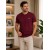 MUCEMU109 BİSİKLET YAKA BORDO UNISEX TİŞÖRT