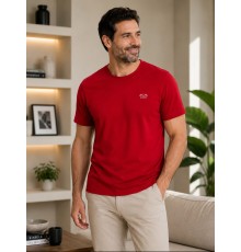 MUCEMU109 BİSİKLET YAKA KIRMIZI UNISEX TİŞÖRT