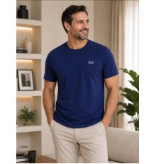 MUCEMU109 BİSİKLET YAKA LACİVERT UNISEX TİŞÖRT