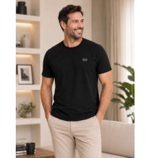 MUCEMU109 BİSİKLET YAKA SİYAH UNISEX TİŞÖRT