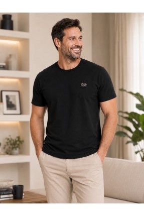 MUCEMU109 BİSİKLET YAKA SİYAH UNISEX TİŞÖRT