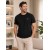 MUCEMU109 BİSİKLET YAKA SİYAH UNISEX TİŞÖRT
