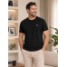 MUCEMU109 BİSİKLET YAKA SİYAH UNISEX TİŞÖRT