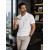 MUCEMU111 POLO YAKA BEYAZ UNISEX TİŞÖRT