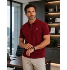 MUCEMU111 POLO YAKA BORDO UNISEKS TİŞÖRT