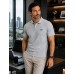 MUCEMU111 POLO YAKA GRİ UNISEX TİŞÖRT