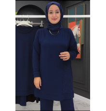 MUCEMU1602 TAŞLI SPOR TAKIM LACİVERT