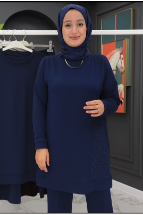 MUCEMU1602 TAŞLI SPOR TAKIM LACİVERT