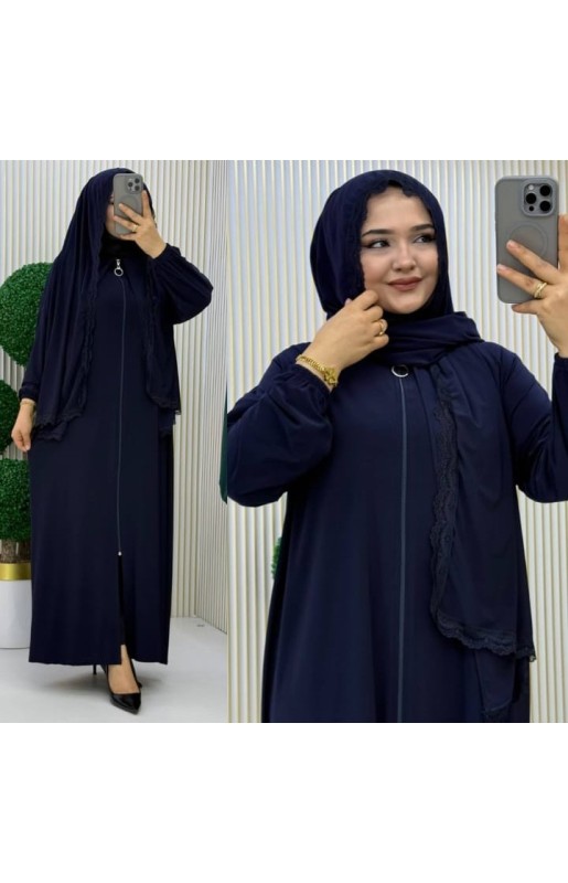 MUCEMU NAMAZ ELBİSESİ LACİVERT