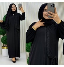 MUCEMU NAMAZ ELBİSESİ SİYAH