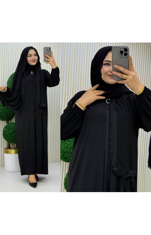 MUCEMU NAMAZ ELBİSESİ SİYAH