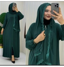 MUCEMU NAMAZ ELBİSESİ ZÜMRÜT YEŞİLİ