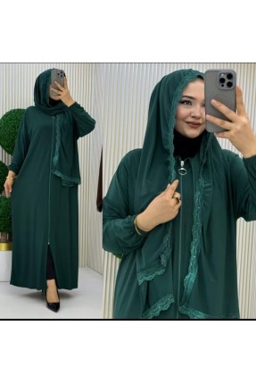 MUCEMU NAMAZ ELBİSESİ ZÜMRÜT YEŞİLİ
