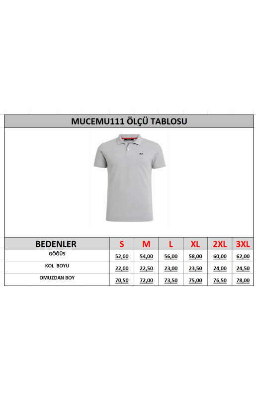 MUCEMU111 POLO YAKA TİŞÖRT KIRMIZI UNISEX MUCEMU111 POLO YAKA TİŞÖRT KIRMIZI UNISEX