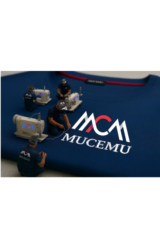 MUCEMU109 BİSİKLET YAKA LACİVERT UNISEX TİŞÖRT