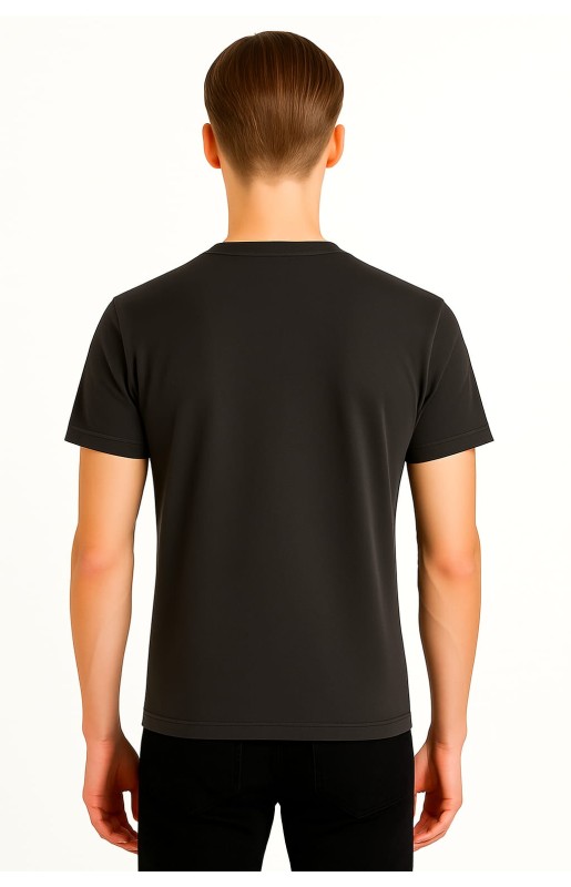 MUCEMU109 BİSİKLET YAKA ANTRASİT UNISEX TİŞÖRT