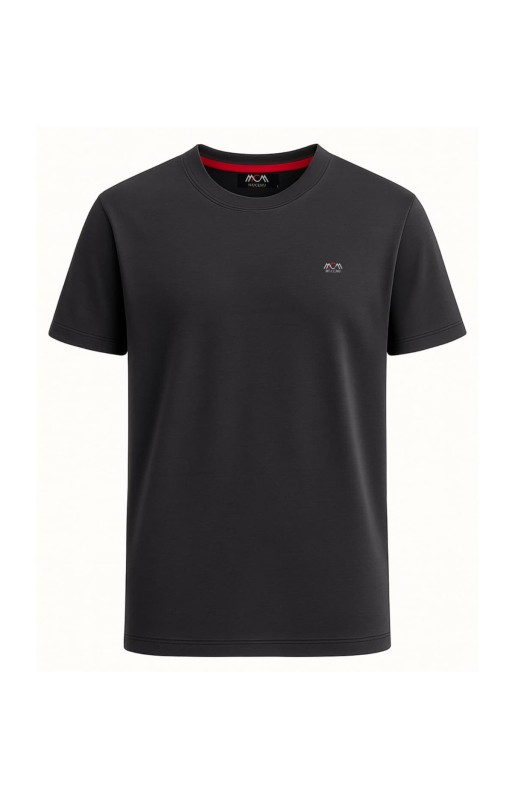 MUCEMU109 BİSİKLET YAKA ANTRASİT UNISEX TİŞÖRT