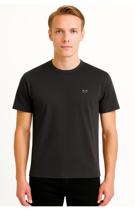 MUCEMU109 BİSİKLET YAKA ANTRASİT UNISEX TİŞÖRT