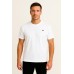 MUCEMU109 BİSİKLET YAKA BEYAZ UNISEX TİŞÖRT