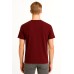 MUCEMU109 BİSİKLET YAKA BORDO UNISEX TİŞÖRT
