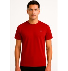 MUCEMU109 BİSİKLET YAKA KIRMIZI UNISEX TİŞÖRT