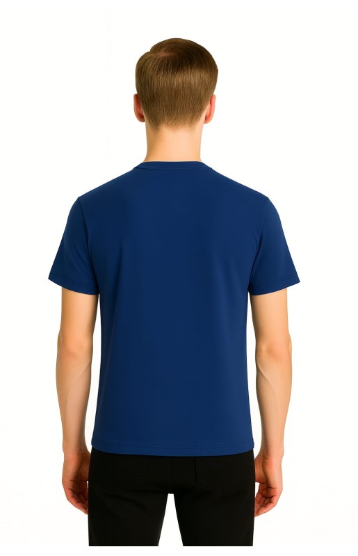 MUCEMU109 BİSİKLET YAKA LACİVERT UNISEX TİŞÖRT