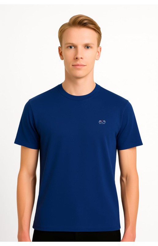 MUCEMU109 BİSİKLET YAKA LACİVERT UNISEX TİŞÖRT