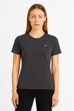 MUCEMU109 BİSİKLET YAKA TİŞÖRT ANTRASİT UNISEX