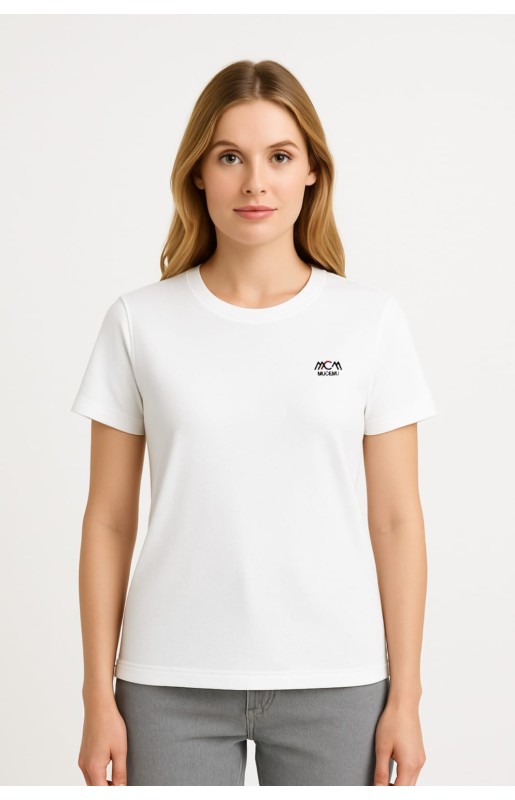 MUCEMU109 BİSİKLET YAKA TİŞÖRT BEYAZ UNISEX MUCEMU109 BİSİKLET YAKA TİŞÖRT BEYAZ UNISEX