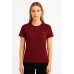 MUCEMU109 BİSİKLET YAKA TİŞÖRT BORDO UNISEX