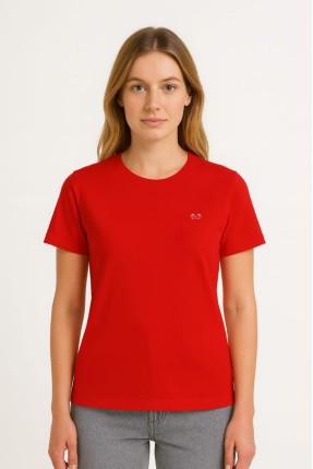 MUCEMU109 BİSİKLET YAKA TİŞÖRT KIRMIZI UNISEX