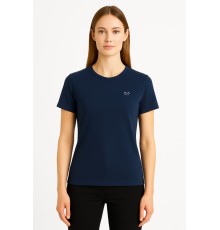 MUCEMU109 BİSİKLET YAKA TİŞÖRT LACİVERT UNISEX