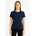 MUCEMU109 BİSİKLET YAKA TİŞÖRT LACİVERT UNISEX